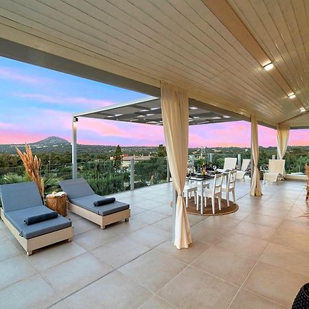 Olive Green Villa Heated Pool Agios Nikolaos Exterior foto